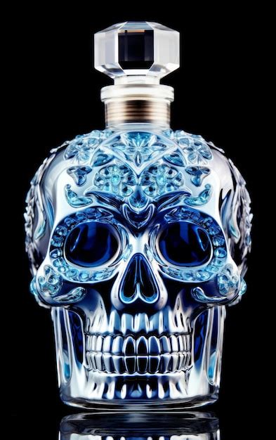 skull bottle perfume